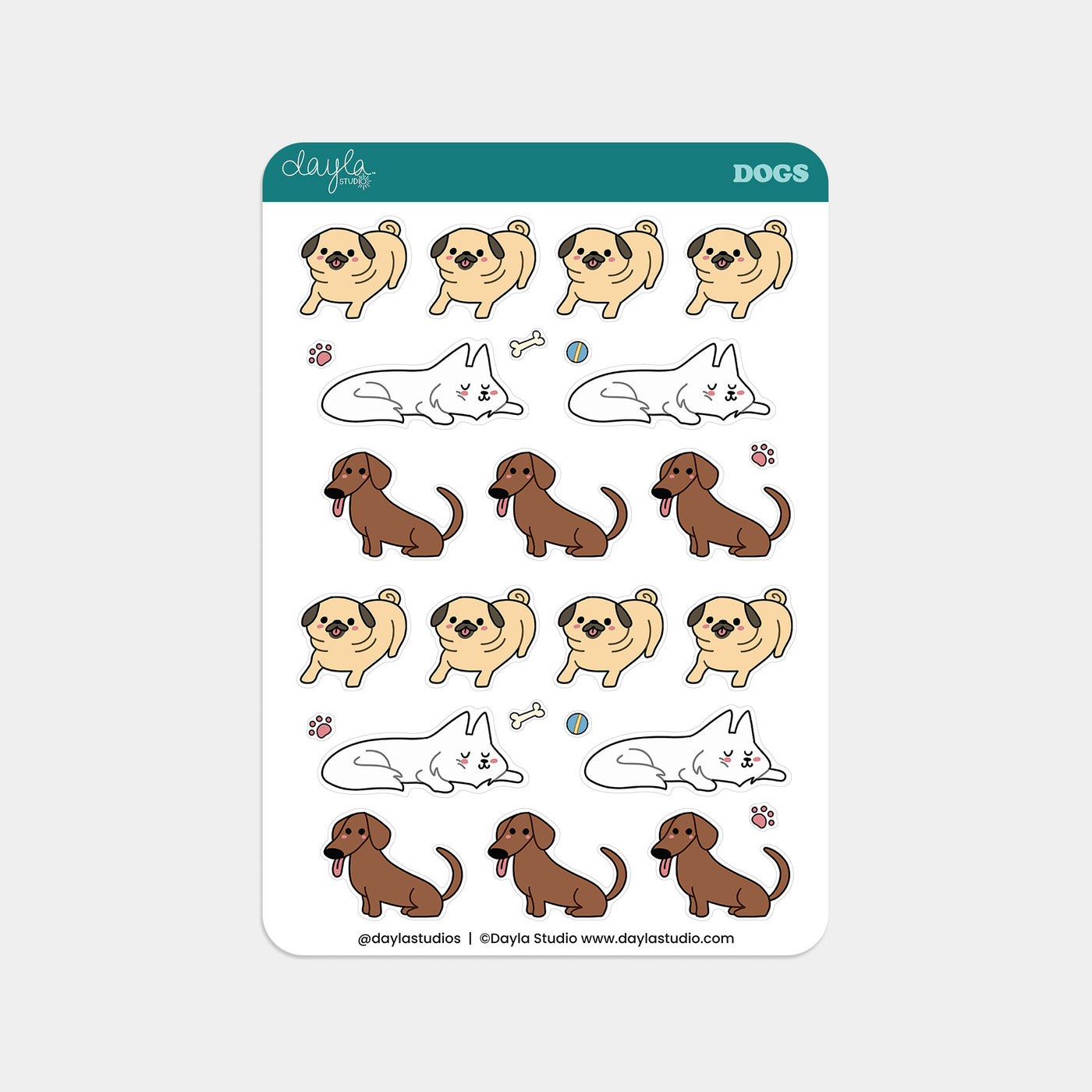 "Dog" Stickers