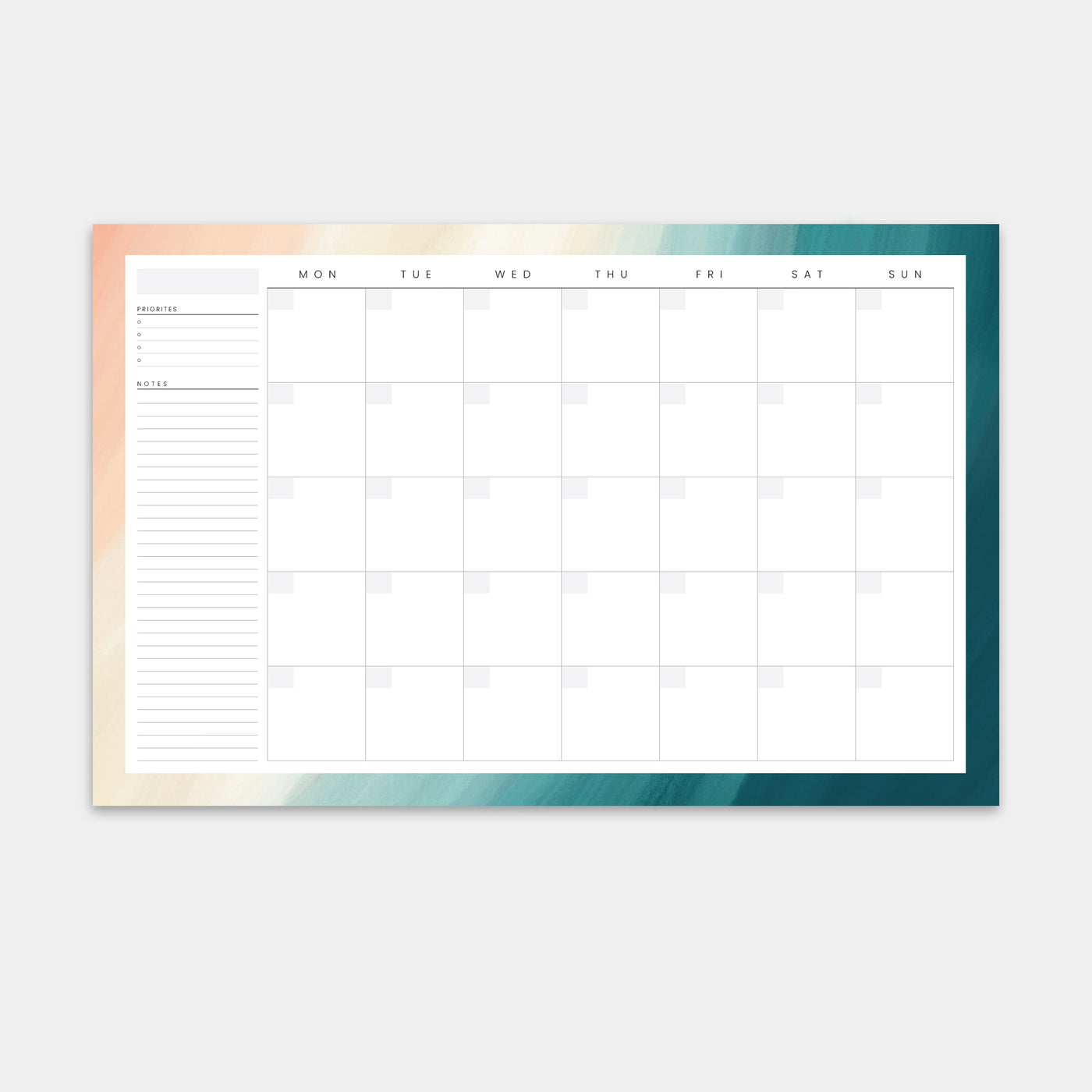 Monthly Deskpad - Bennett