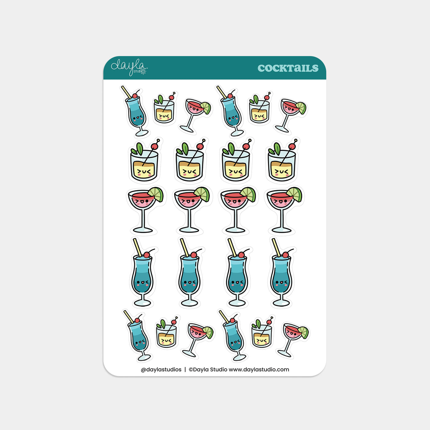 "Cocktail" Stickers