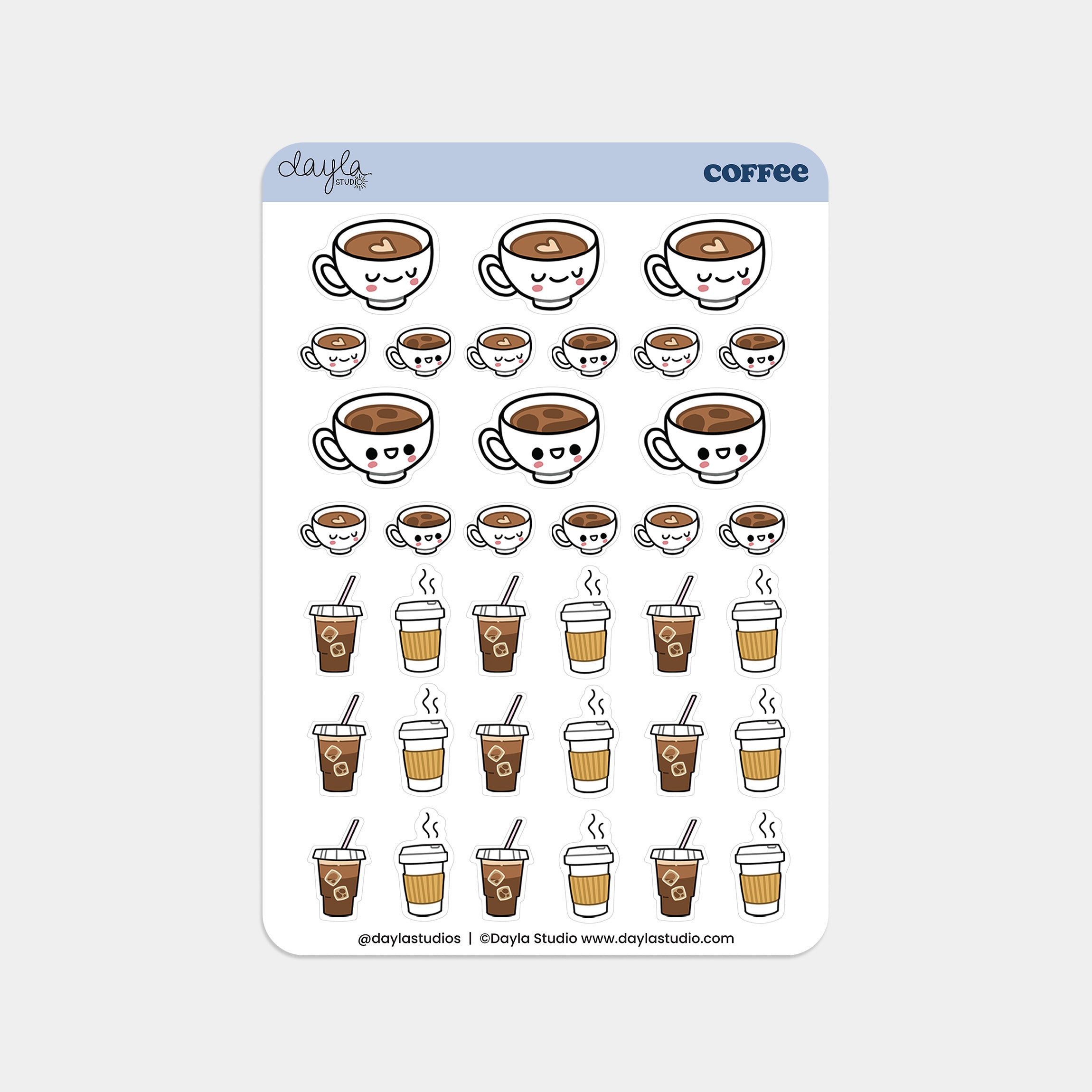 Coffee Stickers Planner And Journal Stickers Dayla Studio Coffee Stickers Planner And Journal Stickers Dayla Studio