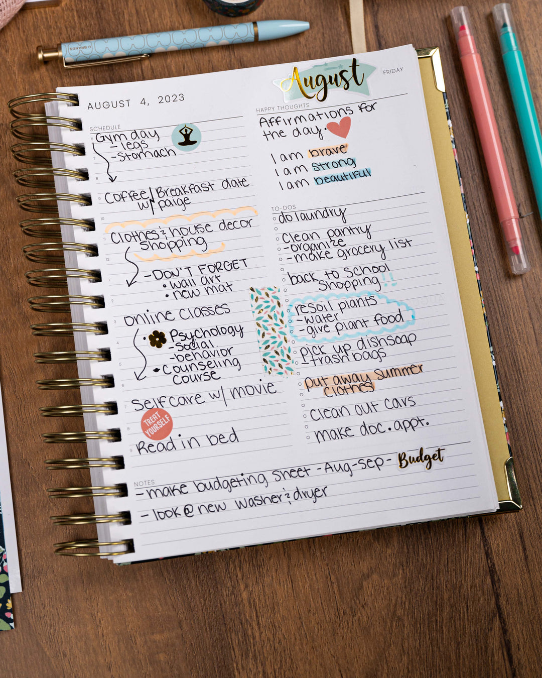 Daily Planners Page 3 Dayla Studio