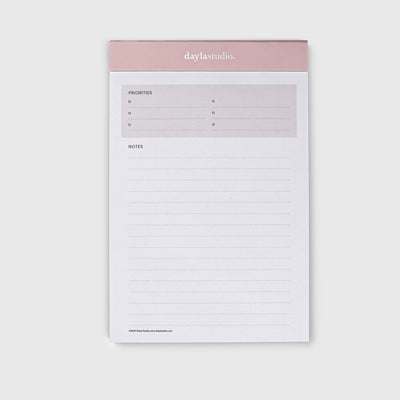 Priorities Notepad