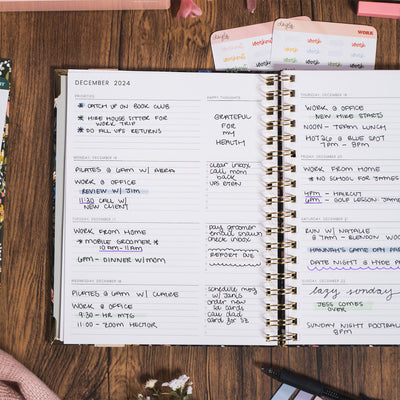 Weekly Planner - Pastel Navy