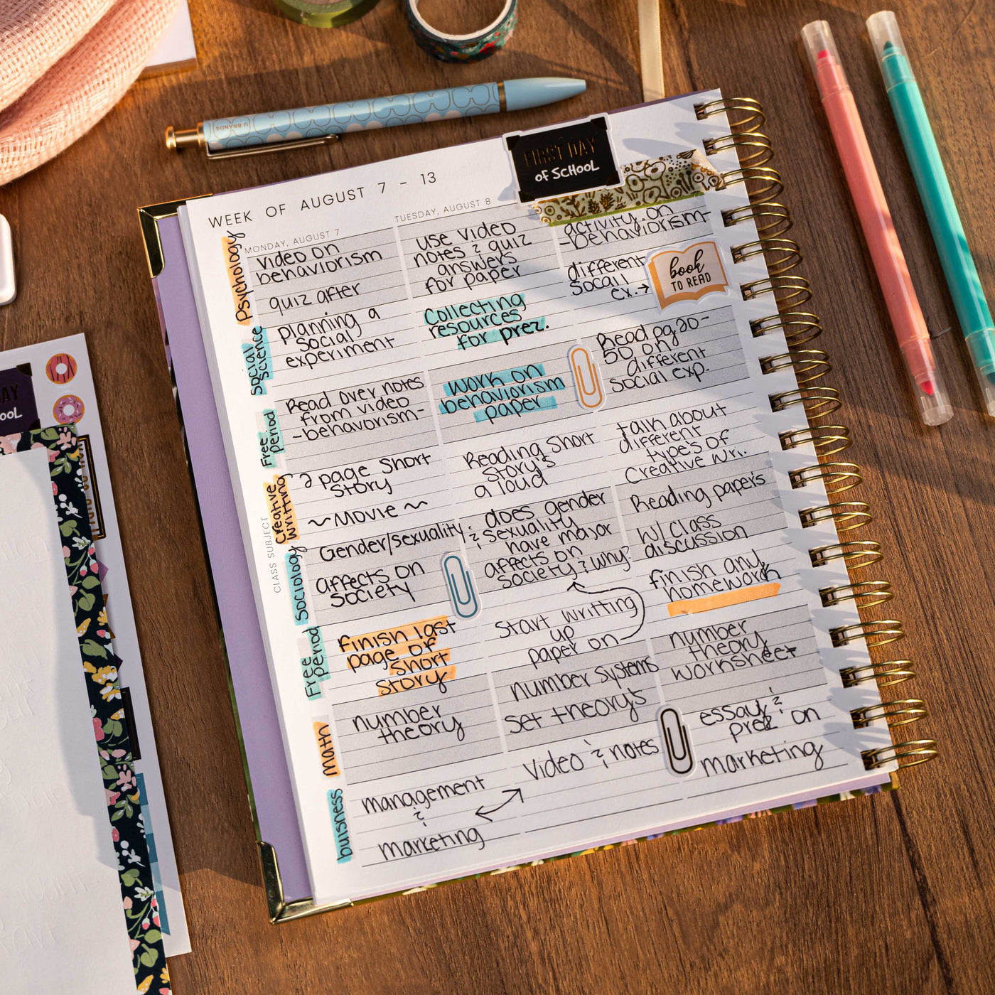 Student Planner - Marciella