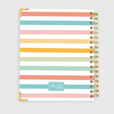 Hourly Weekly Planner - Cheerful Stripe