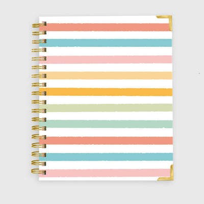 Hourly Weekly Planner - Cheerful Stripe