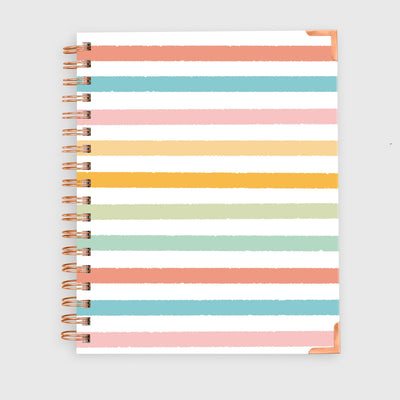 Hourly Weekly Planner - Cheerful Stripe