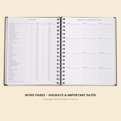 Vertical Weekly Planner - Zoe