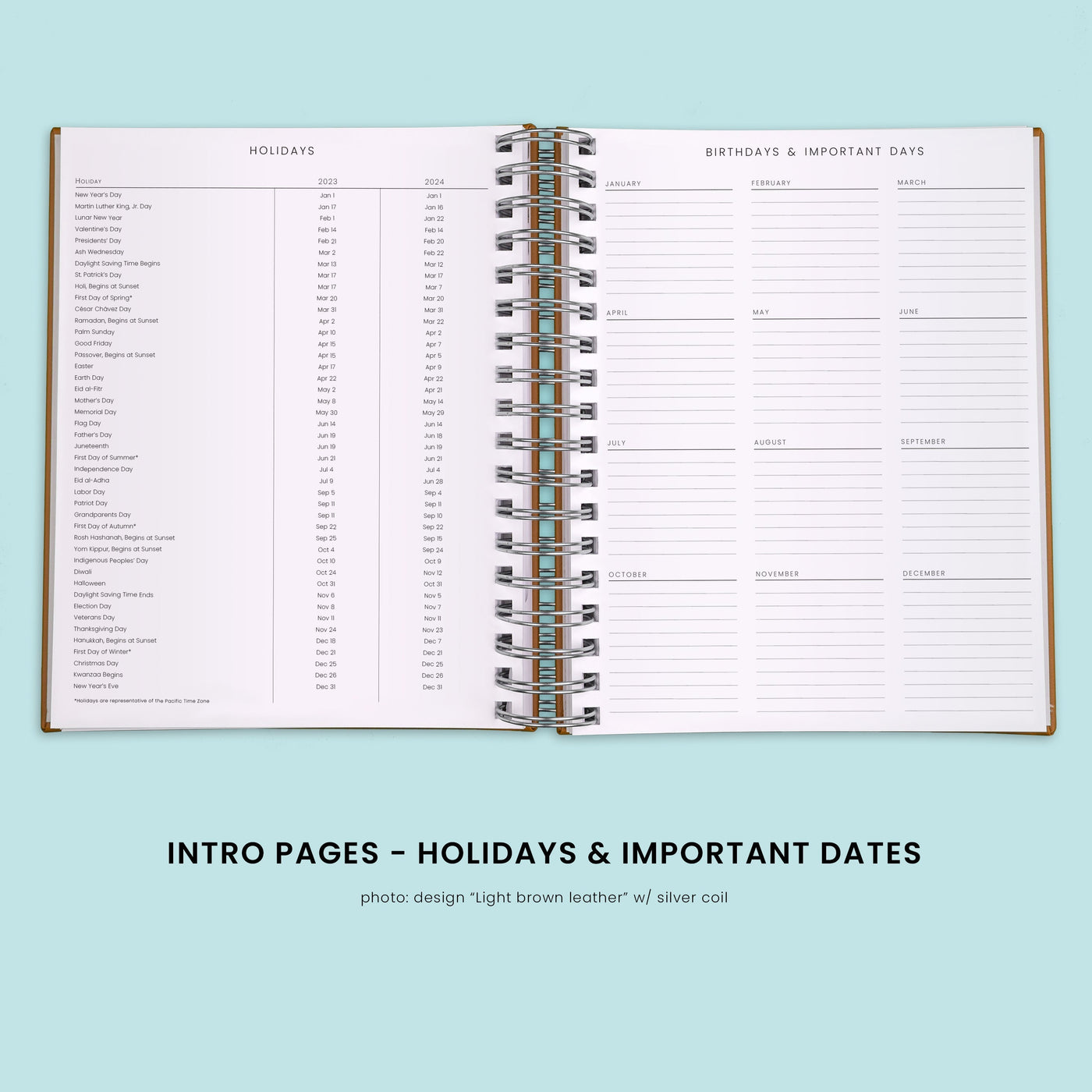 Daily Planner - Brunette