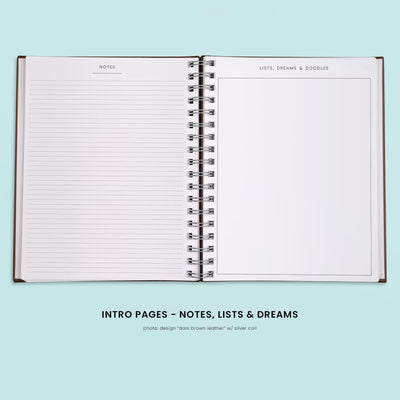 Vertical Weekly Planner - Stone Black