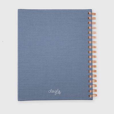 Vertical Weekly Planner - Pastel Navy