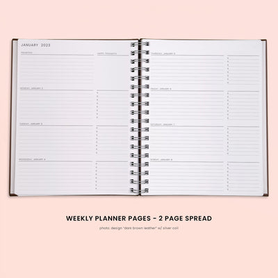 Weekly Planner - Caramel