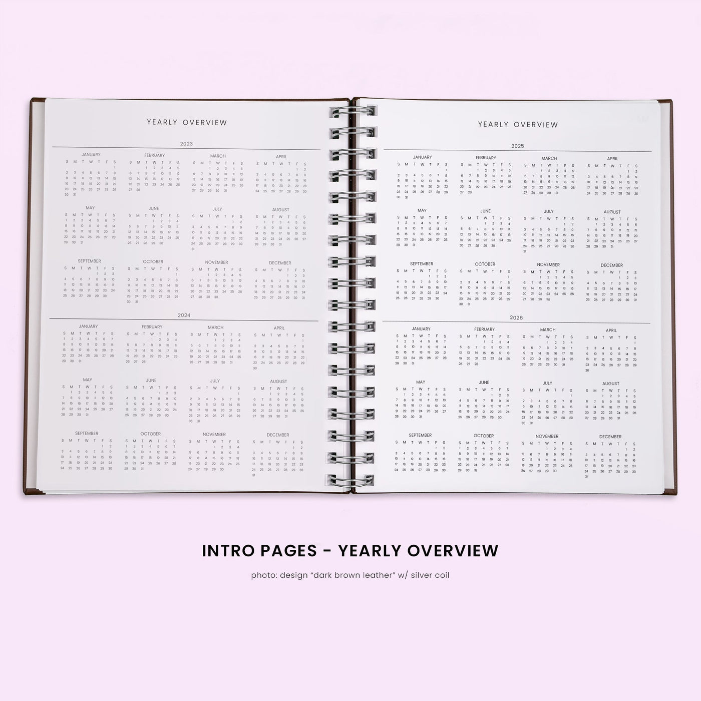 Vertical Weekly Planner - Zoe